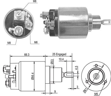 MAGNETI MARELLI Magnetlülitus,starter 940113050466